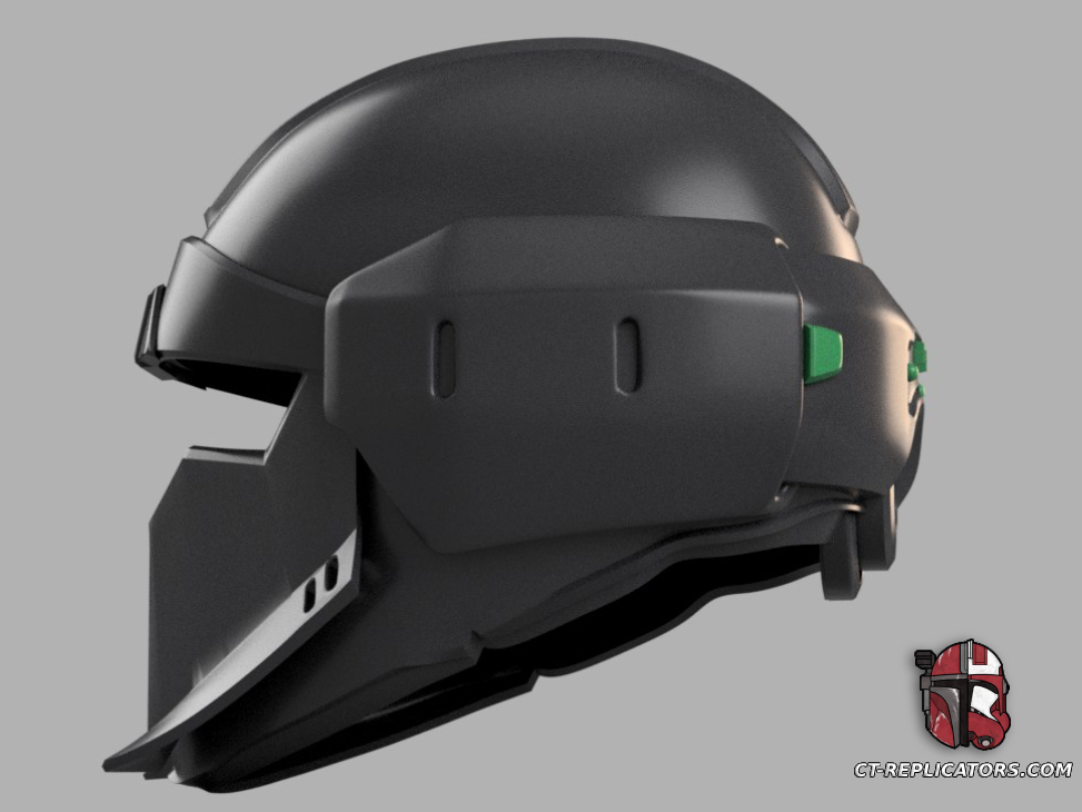 STL 3D Print Files Helldivers 2 CM-14 Physician / TR-114 Alpha Commando Helmet Diy Kit Cosplay 1:1