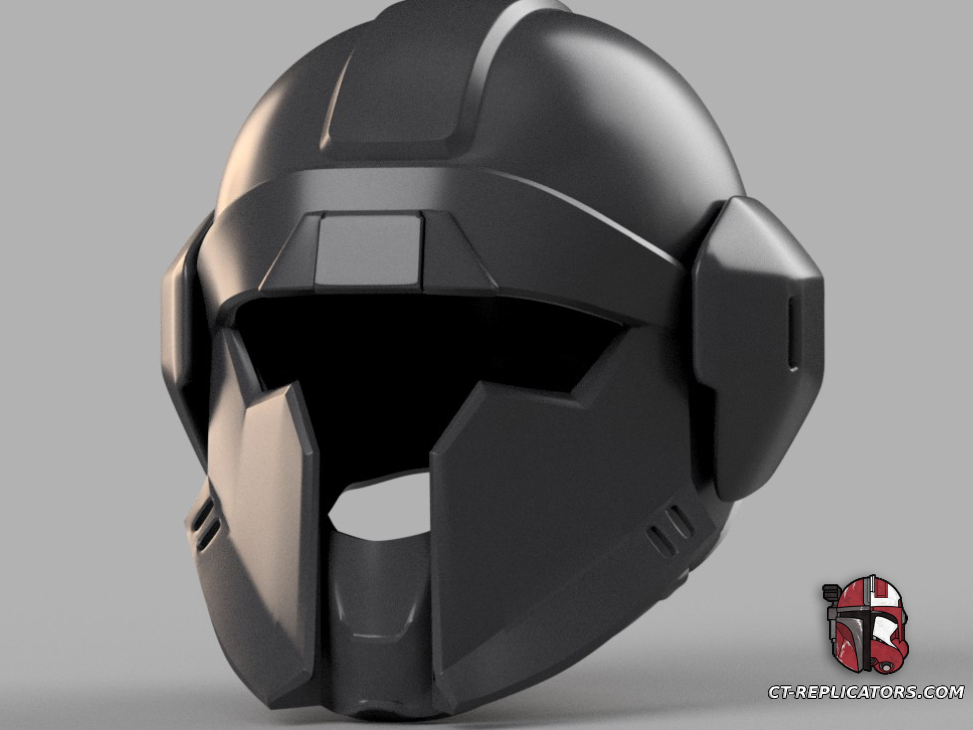 STL 3D Print Files Helldivers 2 CM-14 Physician / TR-114 Alpha Commando Helmet Diy Kit Cosplay 1:1