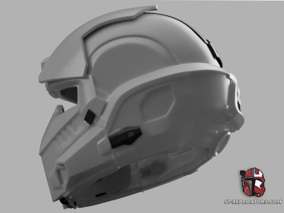 STL 3D Print Files Helldivers 2 FS-11 EXECUTIONER Helmet Diy Kit Cosplay 1:1