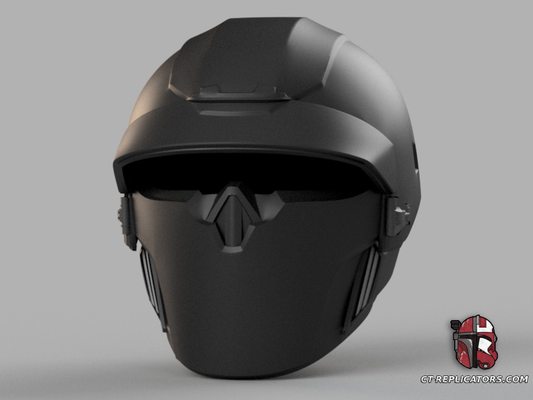 STL 3D Print Files Helldivers 2 FS-05 Marksman Helmet Diy Kit Cosplay 1:1