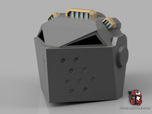STL 3D Print Files Grey Knight SpaceMarine Helmet 1:1 Cosplay Replica