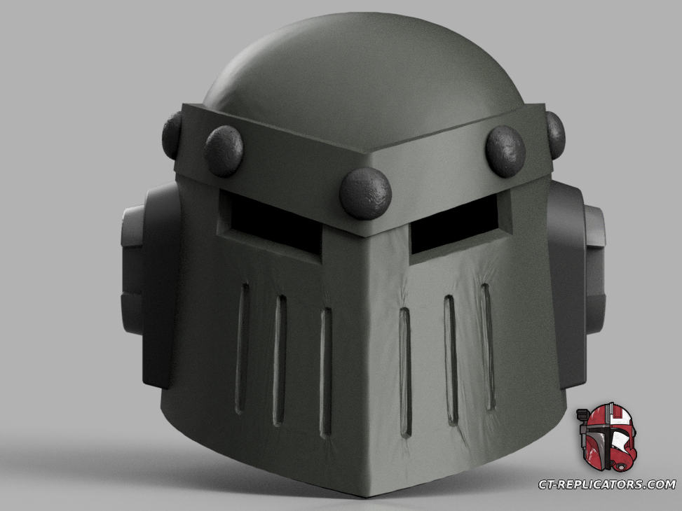 STL 3D Print Files Classic Iron MK.3 SpaceMarine helmet 1:1 Replica Cosplay
