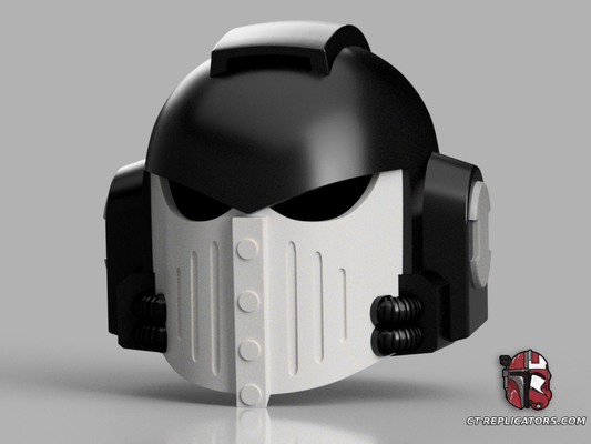STL 3D Print Files SpaceMarine 1 MK.3 Helmet 1:1 Cosplay Replica