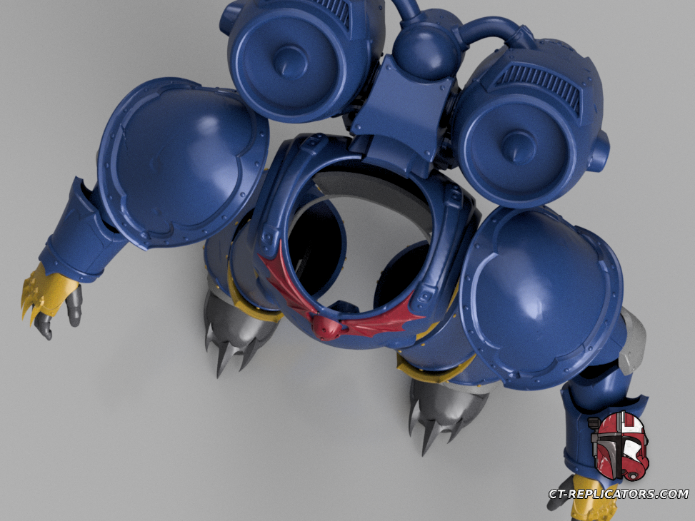 STL 3D Print Files Night Lord SpaceMarine 2 Armor 1;1 Replica Cosplay 2M