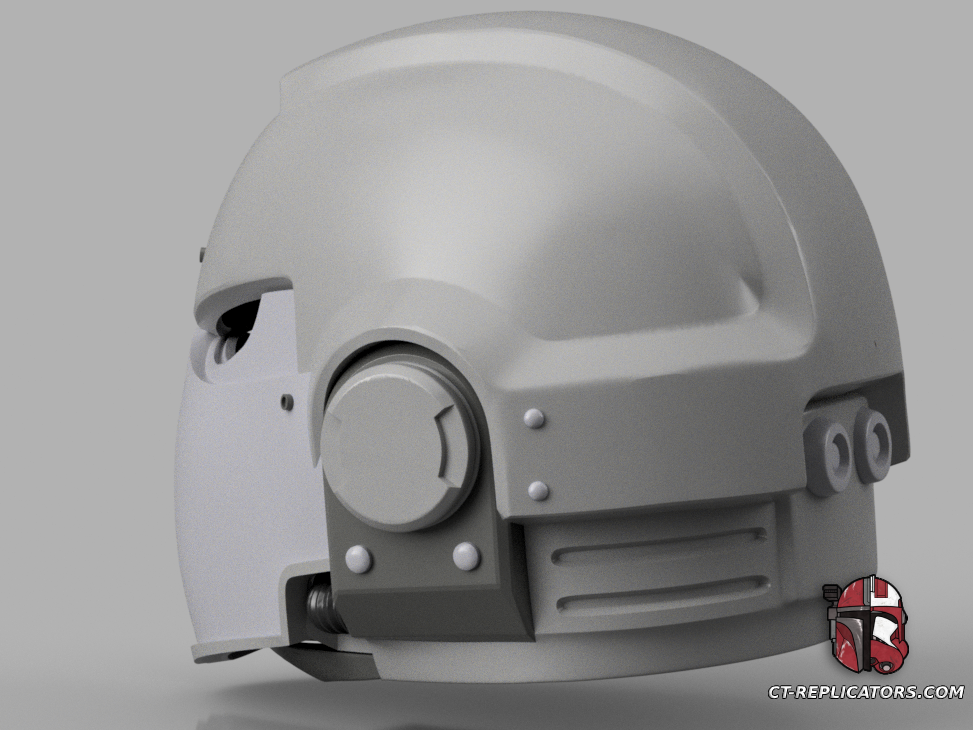 STL 3D Print Files Amazon Secret Level Space Marine Helmet 1:1 Cosplay Replica
