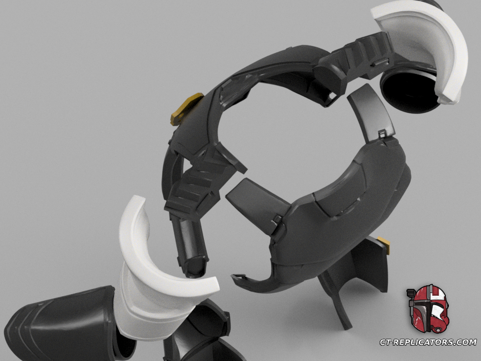 STL 3D Print Files Helldivers 2 RE-2310 Honorary Guard Armor Diy KIT Cosplay 1:1 scale