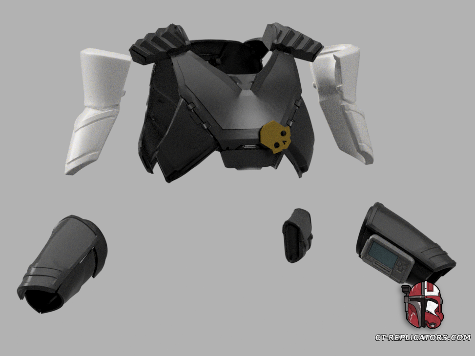 STL 3D Print Files Helldivers 2 RE-2310 Honorary Guard Armor Diy KIT Cosplay 1:1 scale