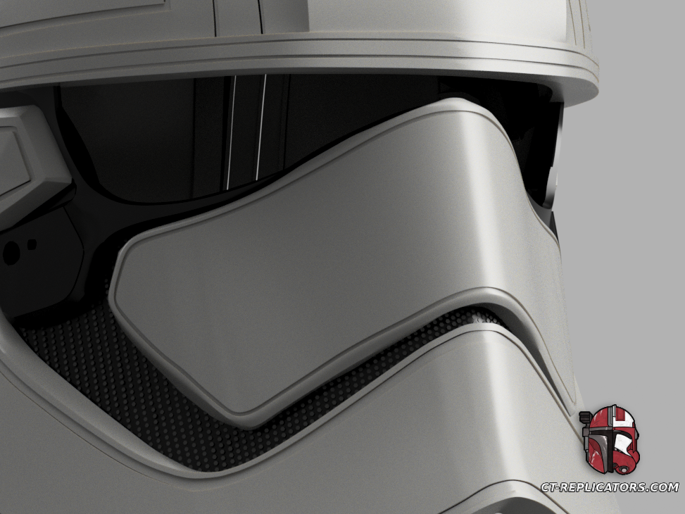STL 3D Print Files Captain Phasma Helmet TFA TLJ Star Wars 1:1 Replica Cosplay