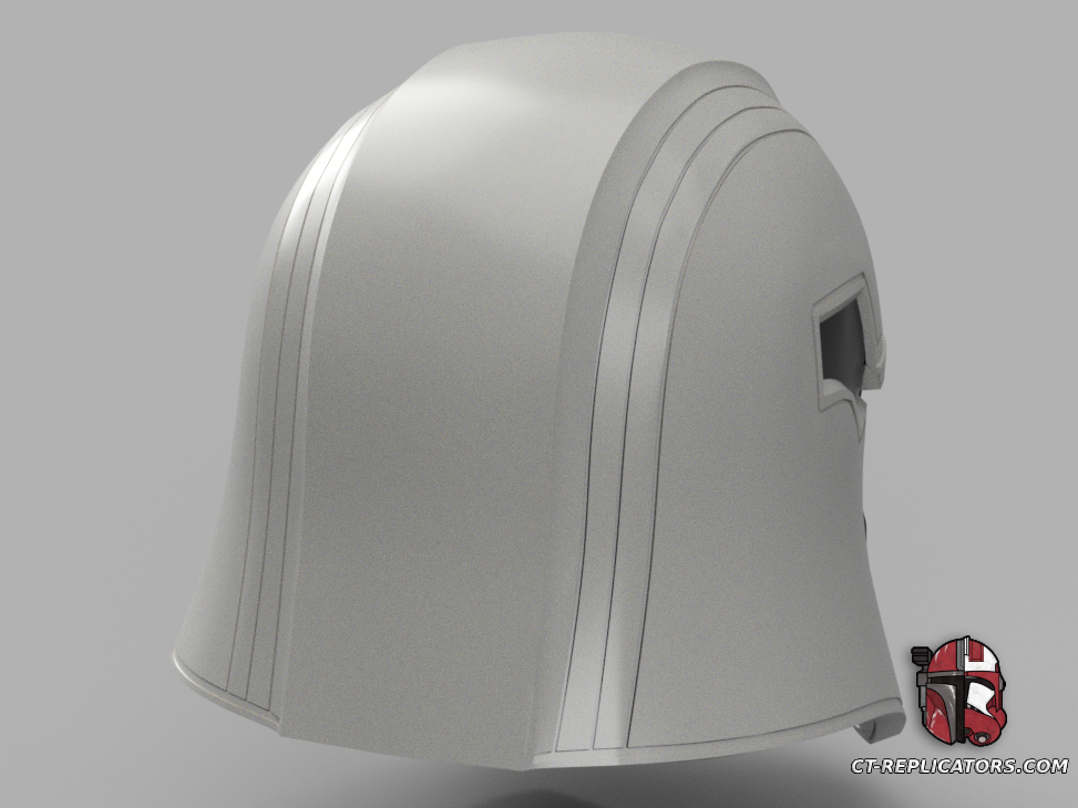 STL 3D Print Files Captain Phasma Helmet TFA TLJ Star Wars 1:1 Replica Cosplay