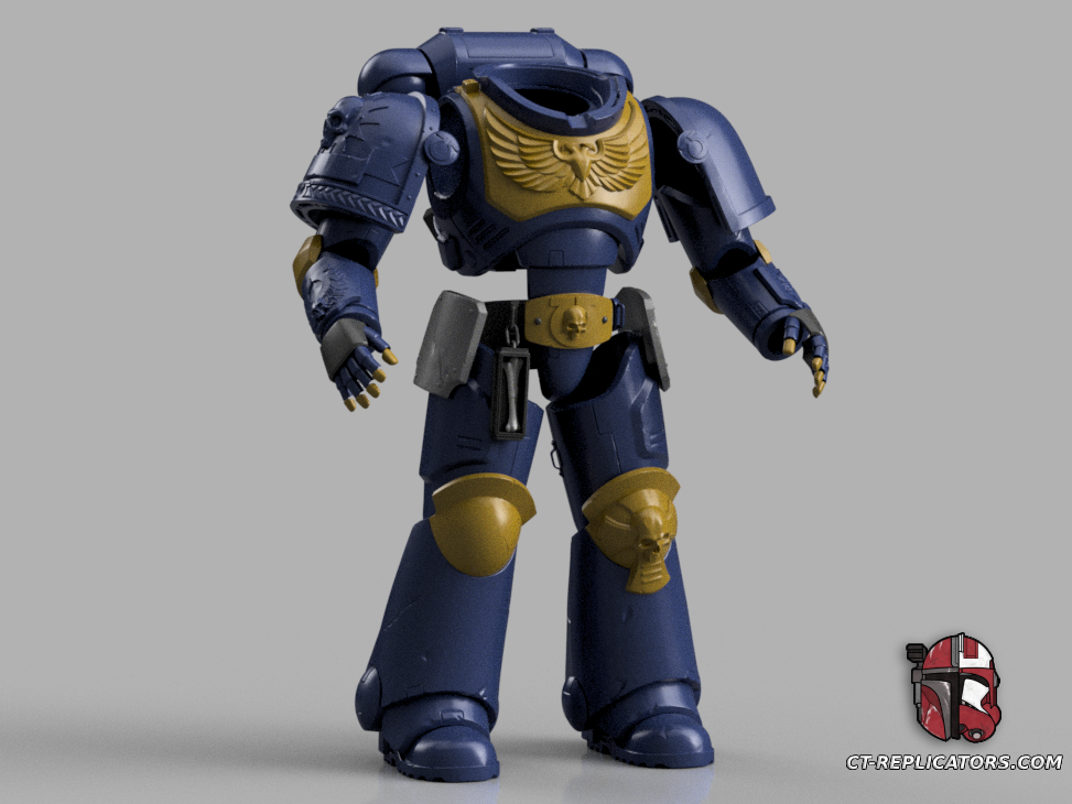 Victrix Bulwark Honour Guard Eagle Ultramar Ultra SpaceMarine Armor Space 3D print files Replica Cosplay 3D print model files 1:1 Scaled for 2M
