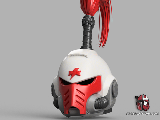 White Scars Champion Space Marine Helmet Warhammer Ultramar Primaris Astartes MK X MK 10 Wh40k Helmet Cosplay 1:1v