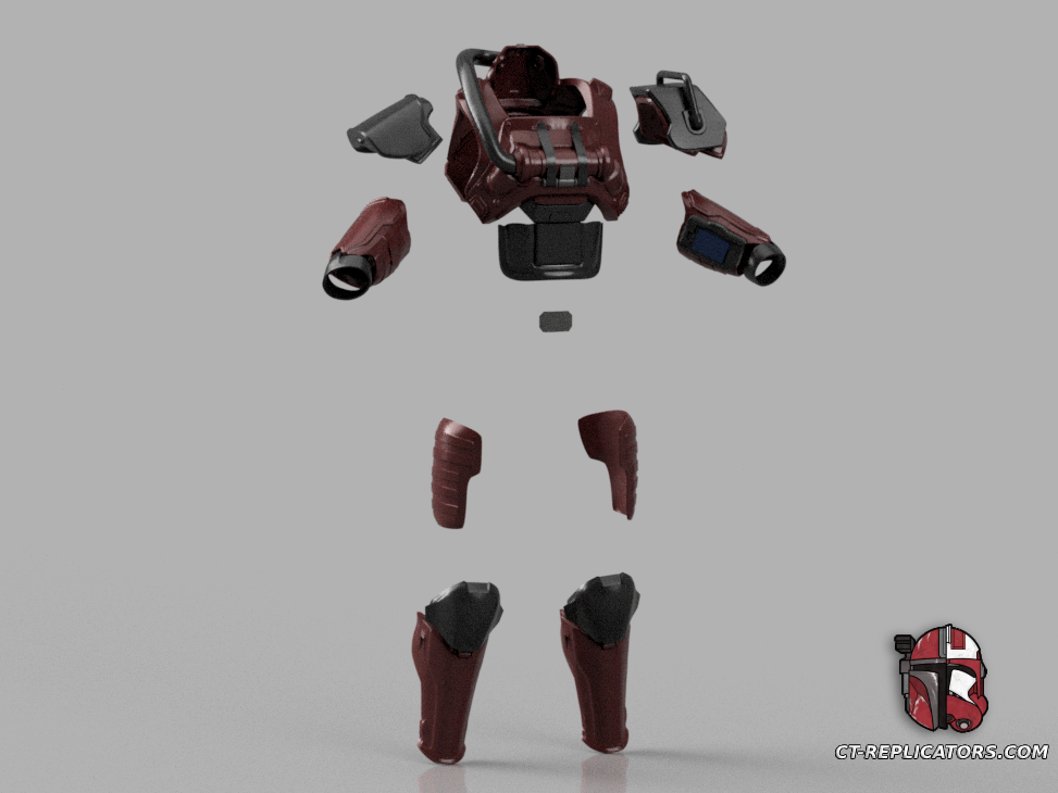 STL 3D Print Files Helldivers 2 I-09 Heatseeker Armor Diy KIT Cosplay 1:1 scale