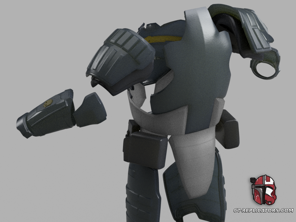 Helldivers 2 BP-77 Grand Juror Armor Diy KIT Cosplay 1:1 scale