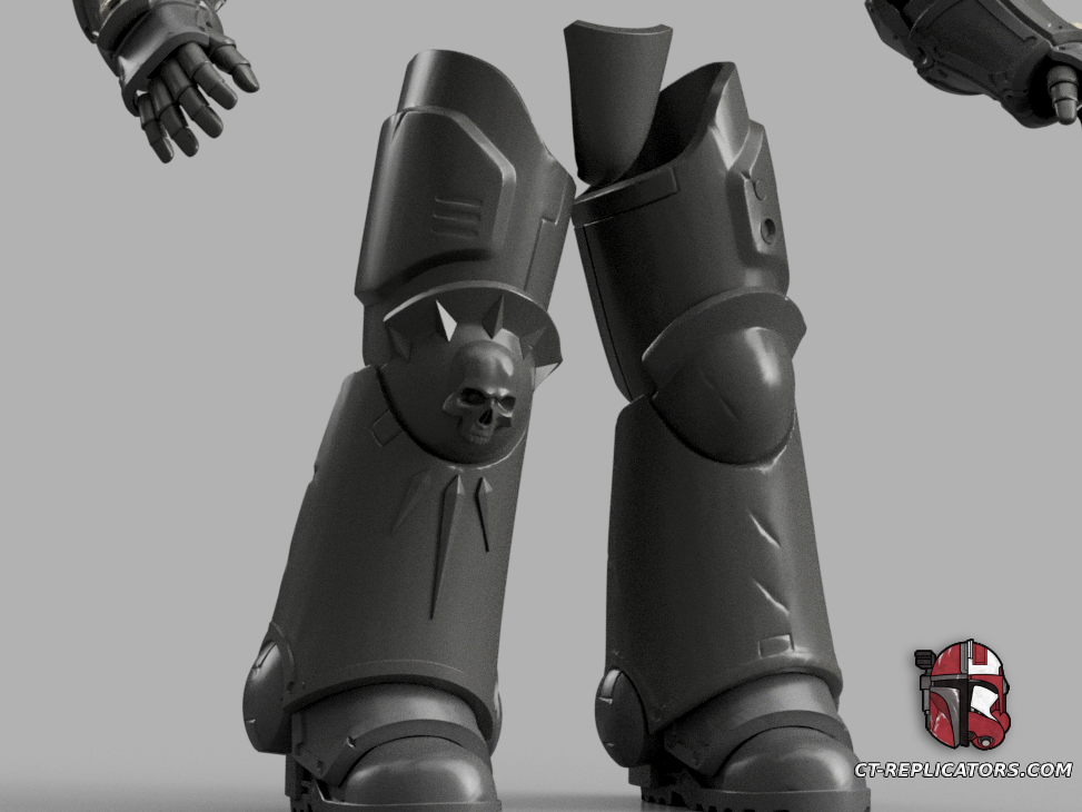 Chaplain Space Marine Armor Space 3D print files Replica Cosplay 3D print model files 1:1 Scaled for 2M