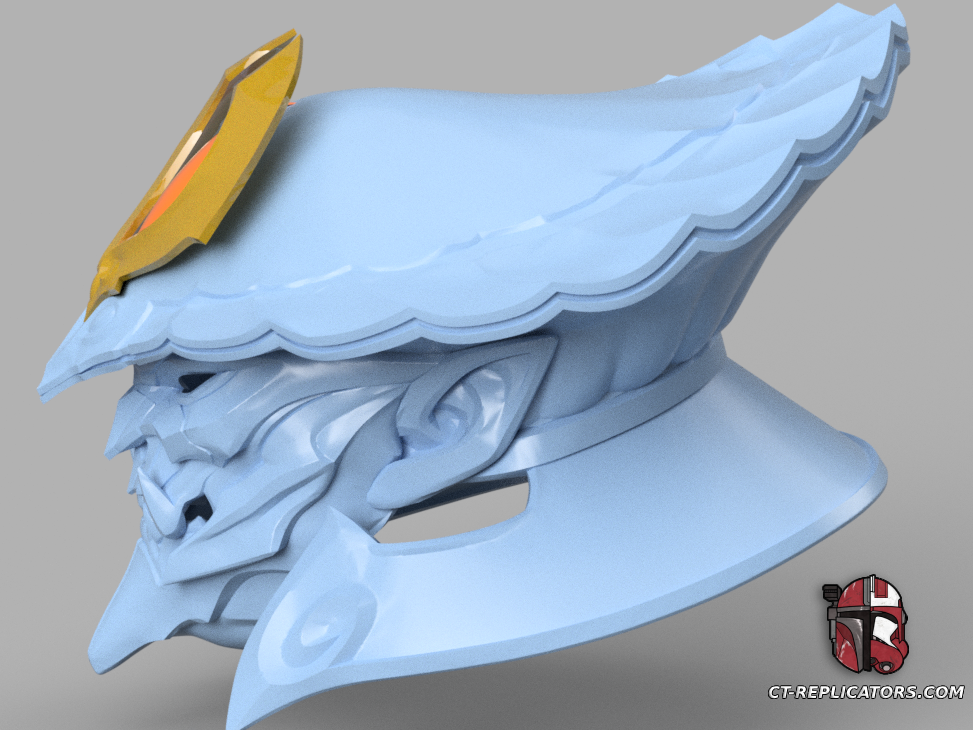 STL 3D Print Files Yoshimitsu Tekken 8 Helmet Cosplay Replica 1:1