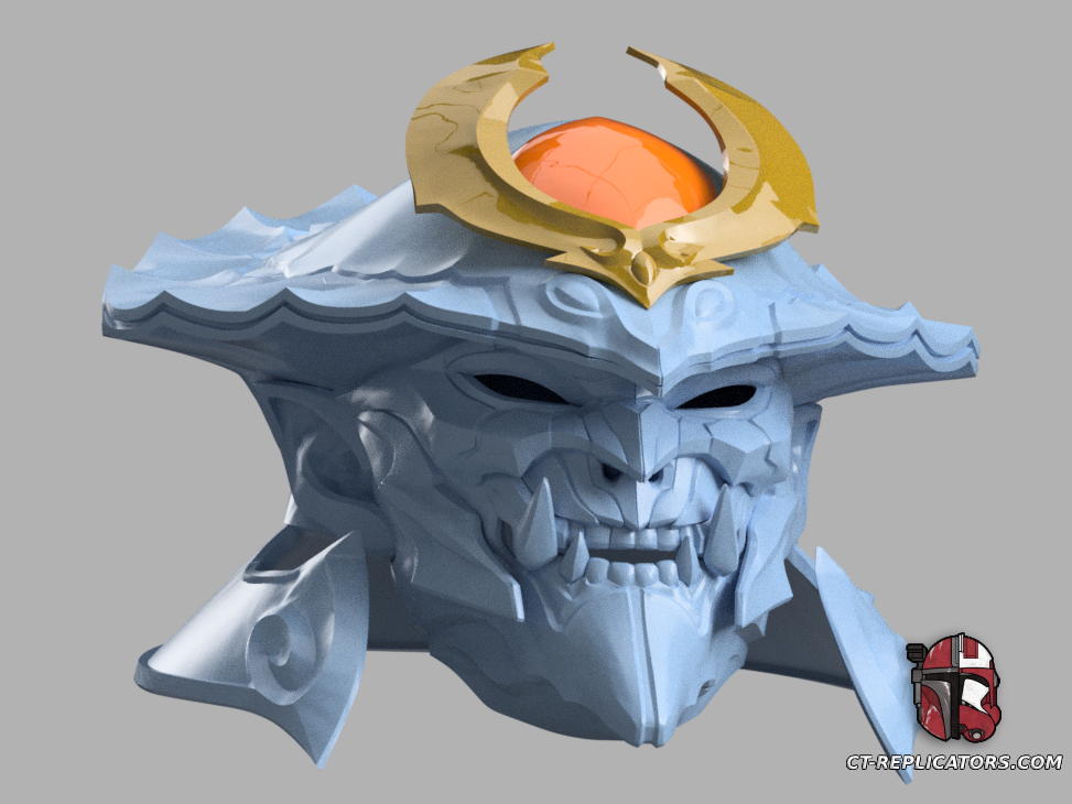 STL 3D Print Files Yoshimitsu Tekken 8 Helmet Cosplay Replica 1:1