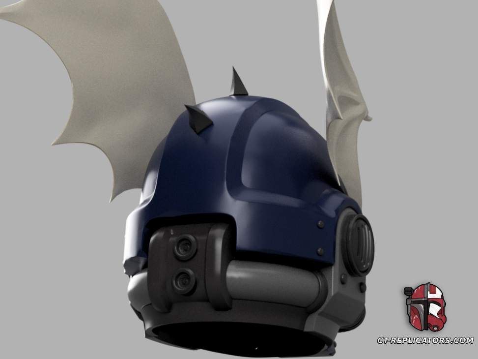 STL 3D Print Files Night Lord Space Marine 2 Helmet PVP Update 1;1 Replica Cosplay