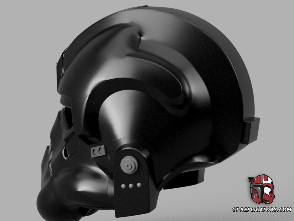 Star Wars Squadron TIE Pilot Veteran Shen Helmet 1:1 Replica Cosplay Battlefront
