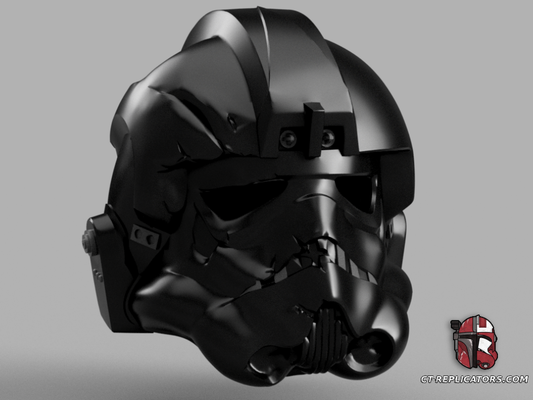 Star Wars Squadron TIE Pilot Veteran Shen Helmet 1:1 Replica Cosplay Battlefront