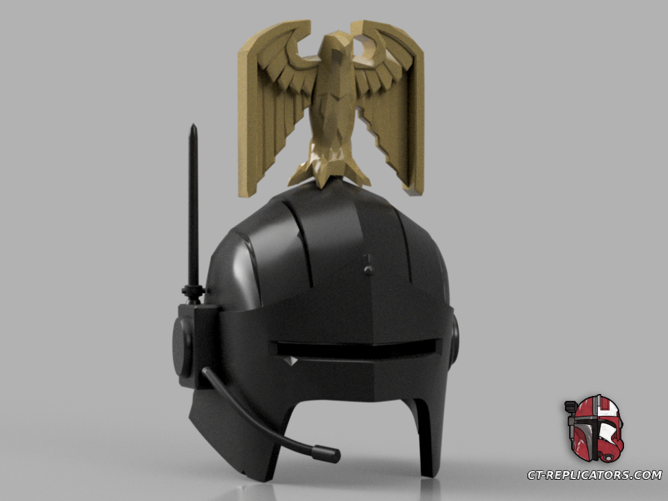 STL 3D Print Files The Adeptus Arbites Class Vox Helmet 1:1 Cosplay Replica DARKTIDE