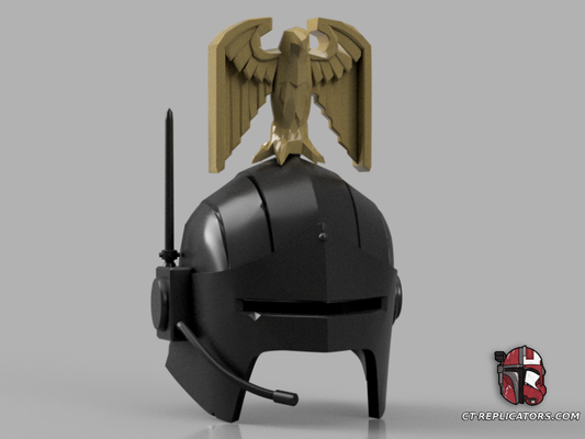 STL 3D Print Files The Adeptus Arbites Class Vox Helmet 1:1 Cosplay Replica DARKTIDE