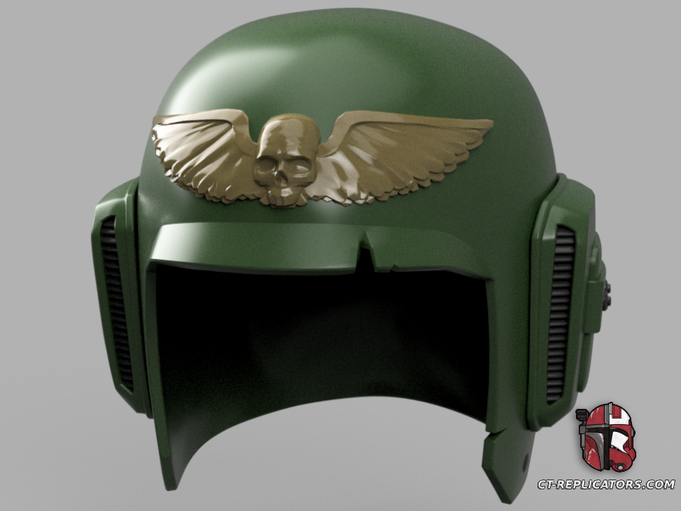Cadian Type Graia MK IVe Carapace Warden Helmet DARKTIDE 1:1 Replica Cosplay