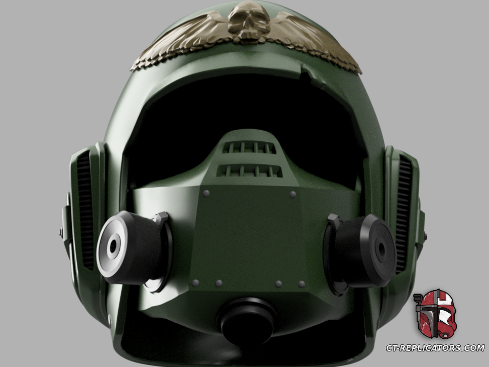Cadian Type Graia MK IVe Carapace Warden Helmet DARKTIDE 1:1 Replica Cosplay