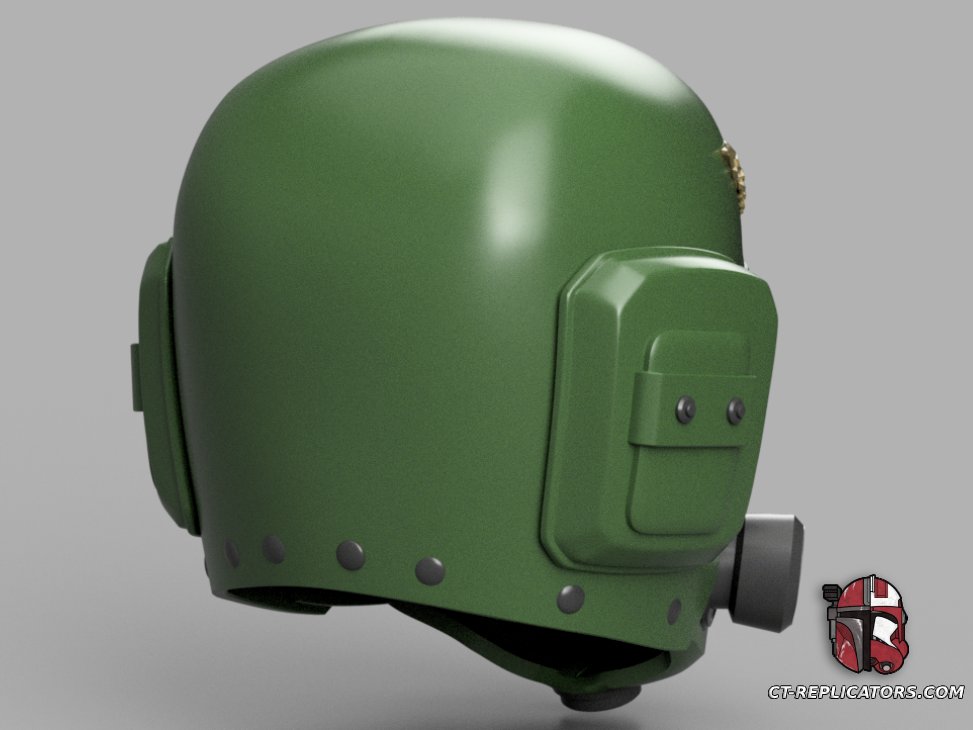 Cadian Type Graia MK IVe Carapace Warden Helmet DARKTIDE 1:1 Replica Cosplay
