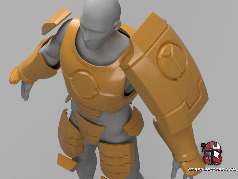 Tau Fire Warrior Armor 1:1 Cosplay Replica