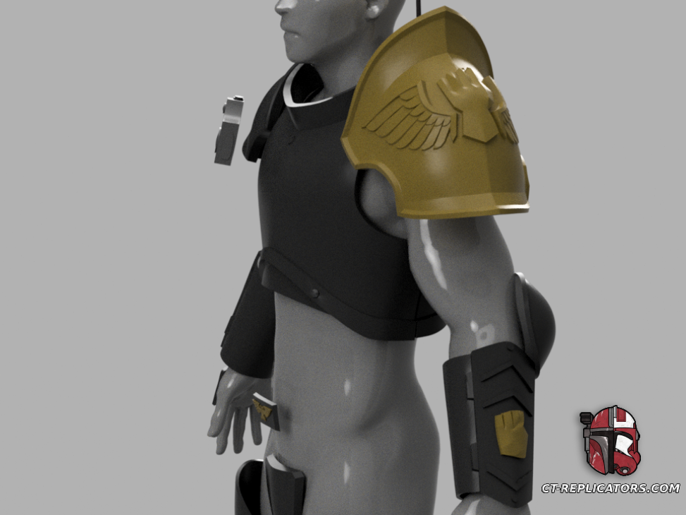 The Adeptus Arbites Class Armor 1:1 Cosplay Replica DARKTIDE