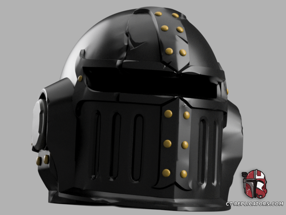 Black Templar Champion Space Marine 2 Helmet 1:1 Cosplay Replica