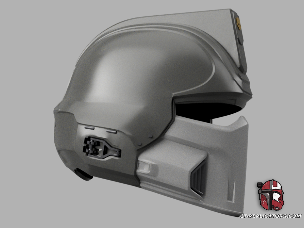 STL 3D Print Files Helldivers 2 - DP-40 Hero Of The Federation Helmet Diy KIT Cosplay 1:1 scale