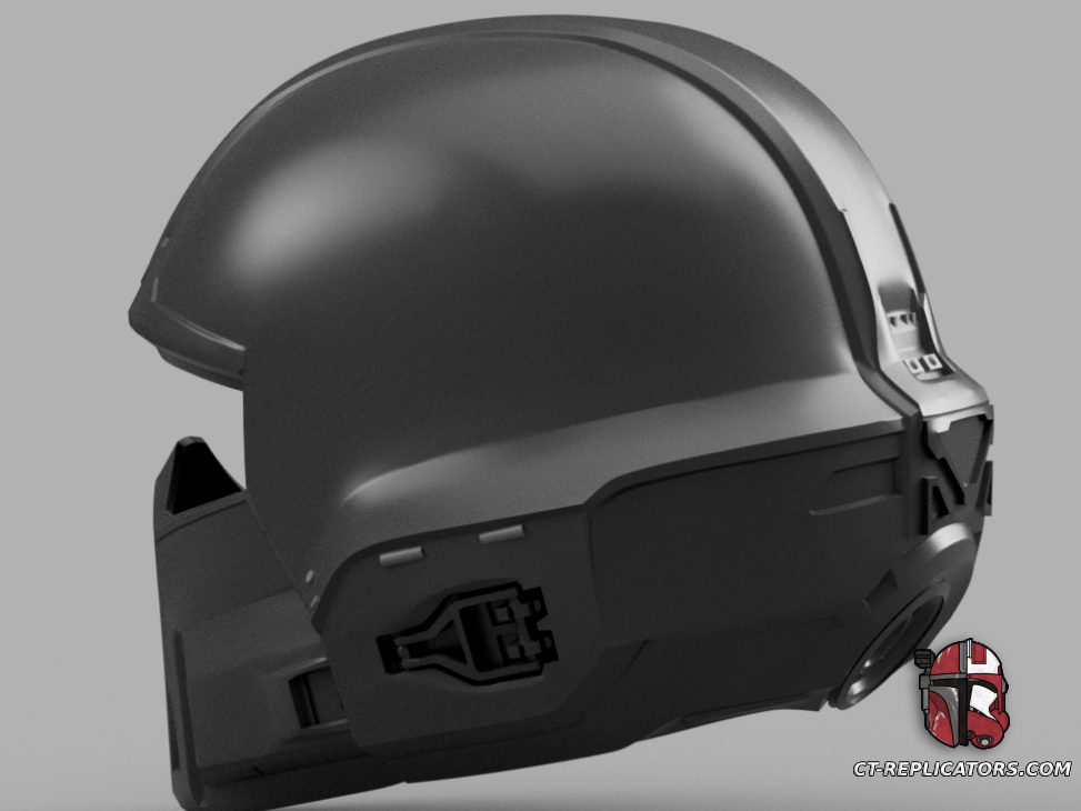 STL 3D Print Files Helldivers 2 - B0-1 Tactical Helmet DIY KIT Cosplay 1:1 scale