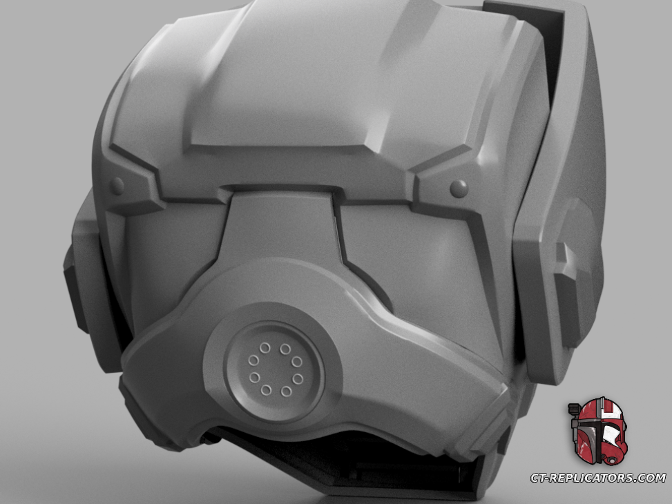 Helldivers 2 - AF-52 Lockdown Helmet DIY KIT Cosplay 1:1 scale
