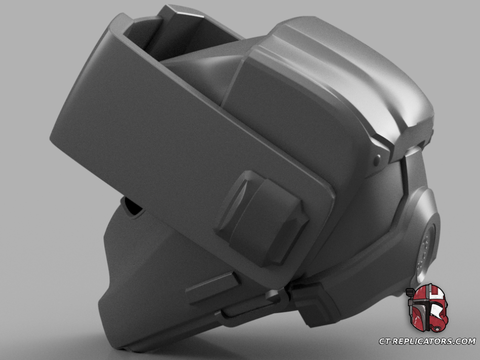 Helldivers 2 - AF-52 Lockdown Helmet DIY KIT Cosplay 1:1 scale