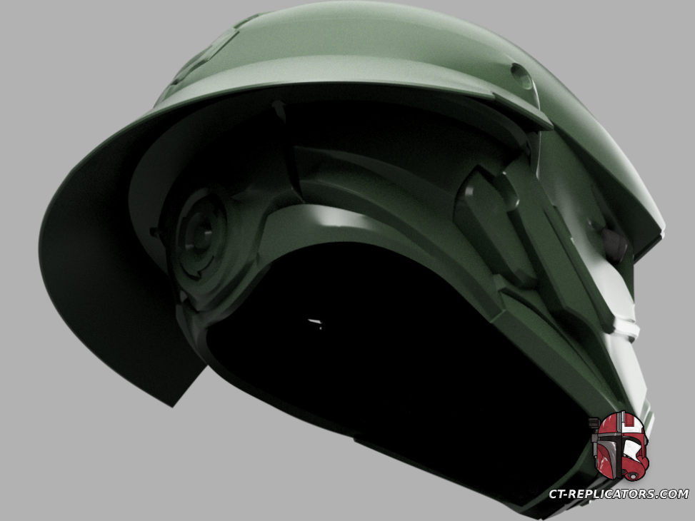 STL 3D Print Files Helldivers 2 - EX-16 Prototype Helmet DIY Kit Cosplay 1:1 scale