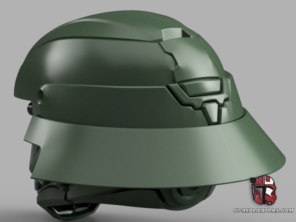 STL 3D Print Files Helldivers 2 - EX-16 Prototype Helmet DIY Kit Cosplay 1:1 scale