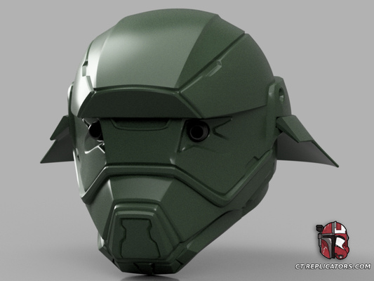 STL 3D Print Files Helldivers 2 - EX-16 Prototype Helmet DIY Kit Cosplay 1:1 scale
