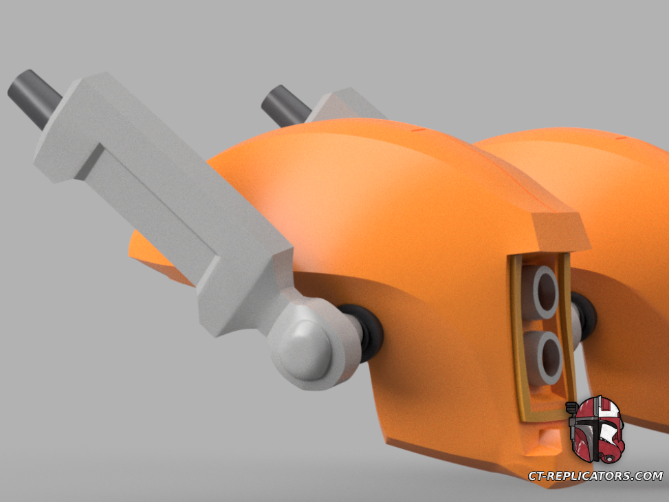 STL 3D Print Files Tau Fire Warrior Helmet 1:1 Cosplay Replica