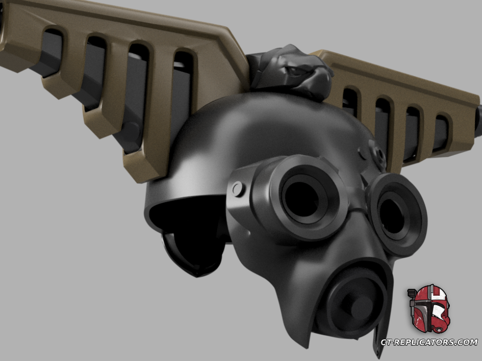 STL 3D Print Files The Psyker Class Praesimiagoria Mk Ib Rebreather Helmet 1:1 Cosplay Replica DARKTIDE
