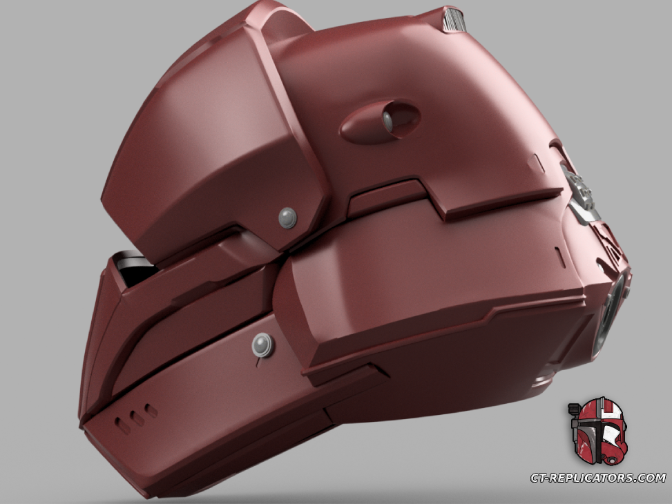 STL 3D Print Files Helldivers 2 - UF-50 Bloodhound helmet Cosplay 1:1 Replica
