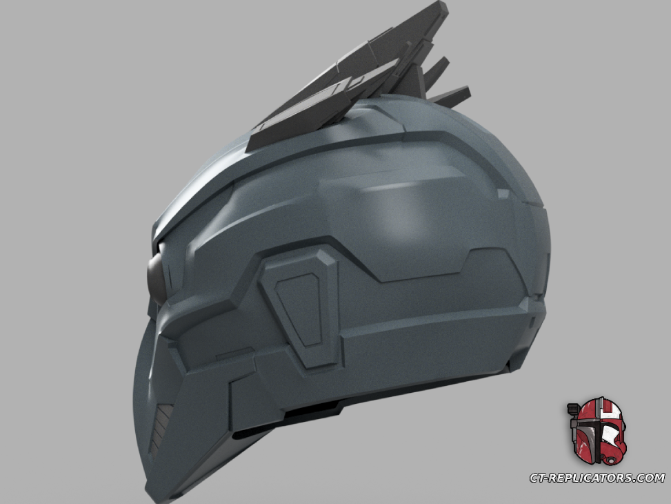 STL 3D Print Files Halo Infinite Negotiator Helmet Cosplay 1:1 Replica Cosplay