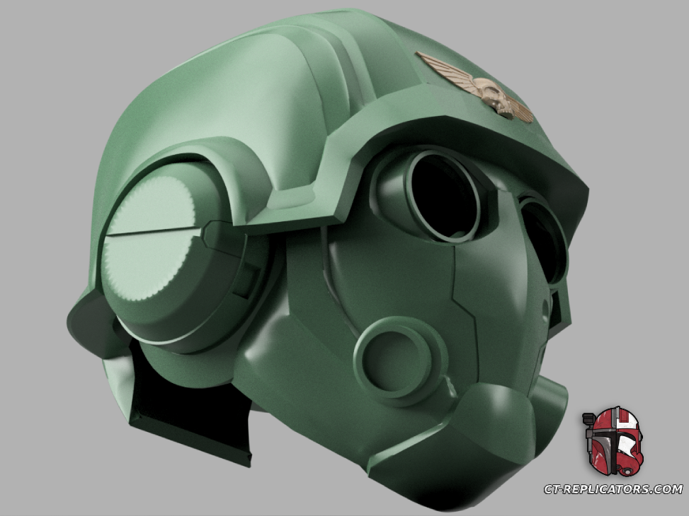 STL 3D Print Files Veteran Class Scion Helmet 1:1 Cosplay Replica DARKTIDE