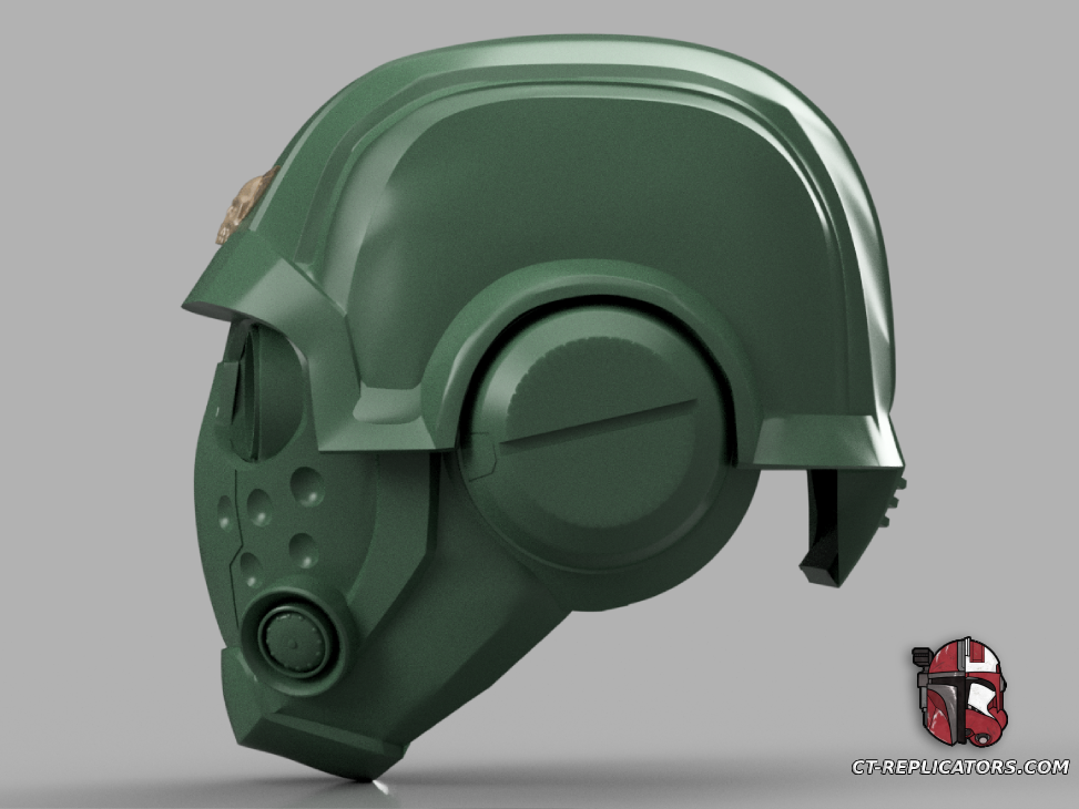 STL 3D Print Files Veteran Class Scion Helmet 1:1 Cosplay Replica DARKTIDE