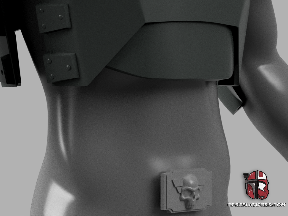 STL 3D Print Files The Veteran Class Cadian Type Armor 1:1 Cosplay Replica DARKTIDE