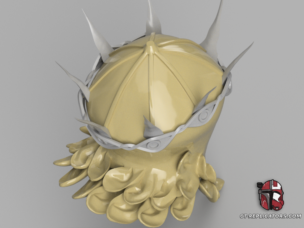 STL 3D Print Files Elden Ring all knowing Helmet 1:1 Cosplay