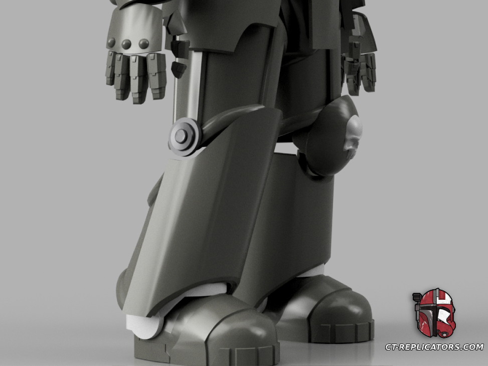 STL 3D Print Files Terminator Space Marine Armor Space 3D print files Replica Cosplay 3D print model files 1:1 Scaled for 2M