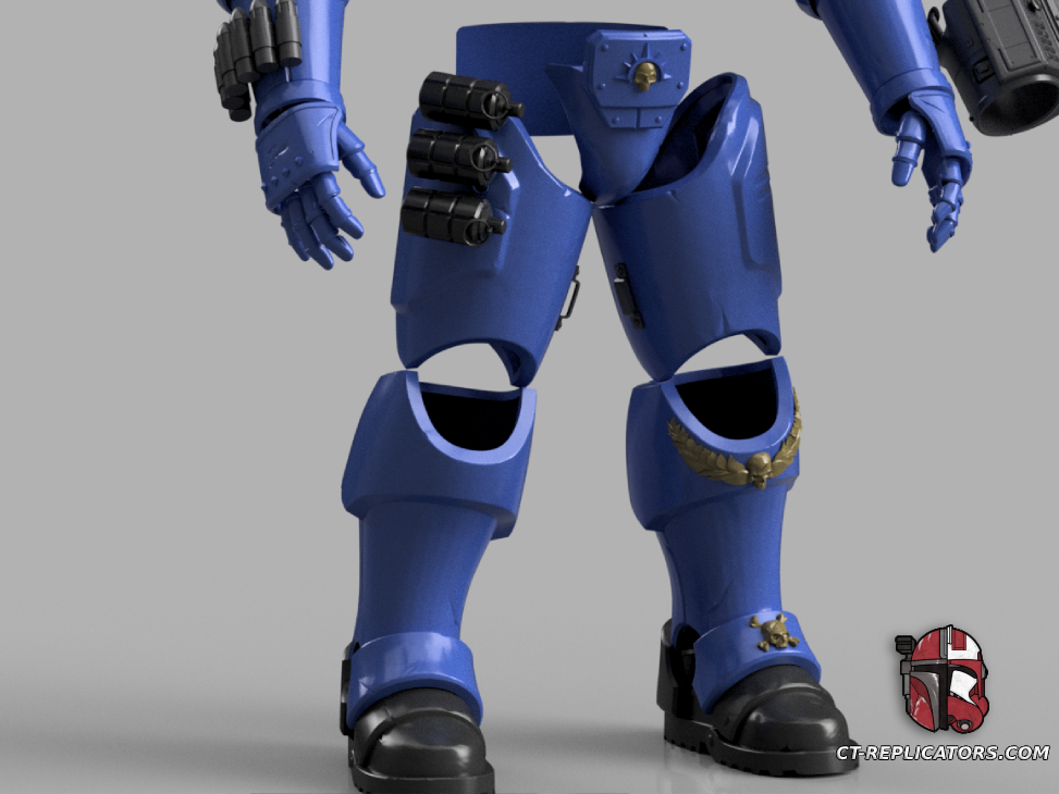 STL 3D Print Files Vanguard Class Space Marine Armor 3D print files Replica Cosplay 3D print model files 1:1 Scaled for 2M