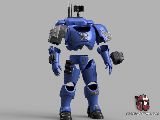 STL 3D Print Files Vanguard Class Space Marine Armor 3D print files Replica Cosplay 3D print model files 1:1 Scaled for 2M