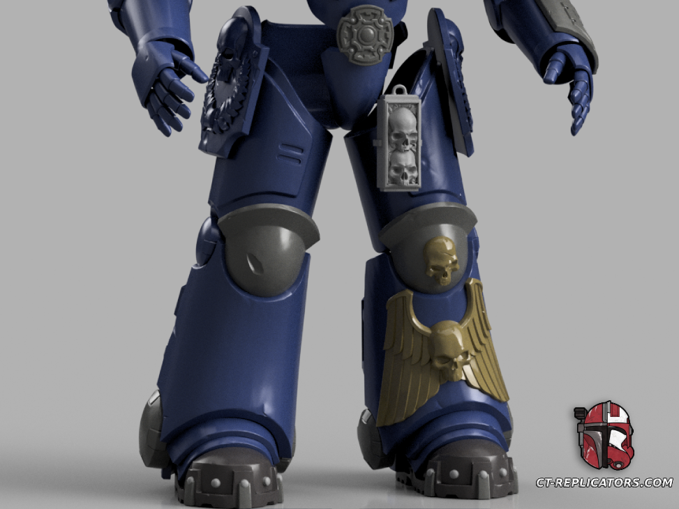STL 3D Print Files Gravis Support Heavy Space Marine Armor 1:1 Cosplay Replica
